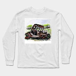 Wrecked And Rusting Long Sleeve T-Shirt